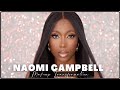 Naomi Campbell Makeup Transformation 🔥 😳 🔥| Flawless BLACK SuperModel TRANSFORMATION #makeuptutorial