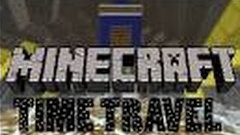 How To Make A time Machine In minecraft (no mods) (1.7)