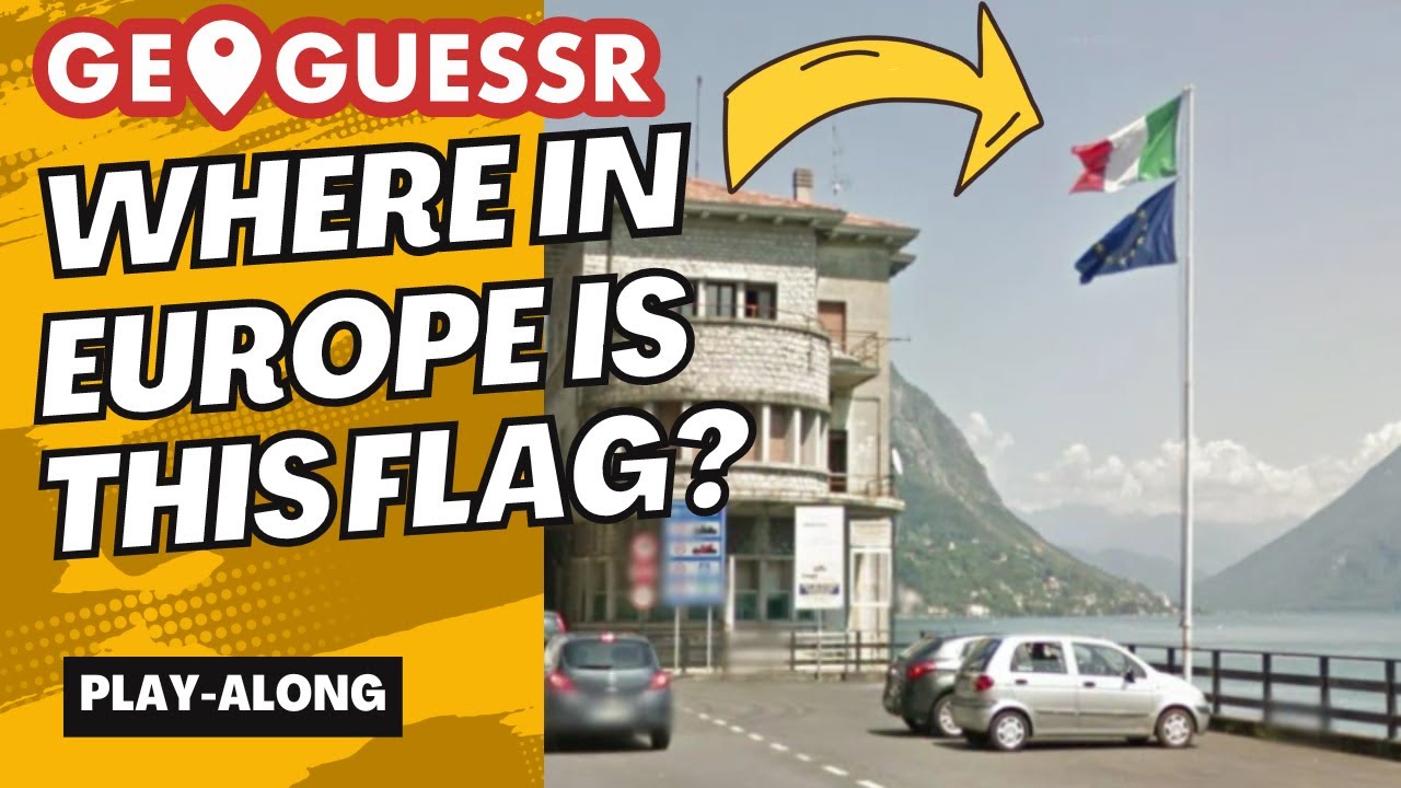 European Flags Game on GeoGuessr - American gets lost in this game?  (Play-Along game) 