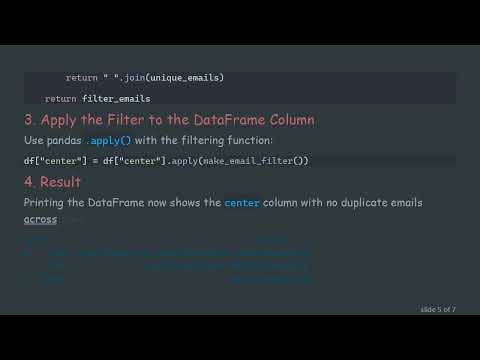 Removing Duplicate Values Across DataFrame Cells in Python
