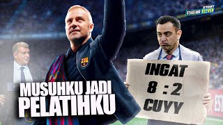 Datang Langsung Dikecam! Drama Xavi dan Hansi Flick di Barcelona