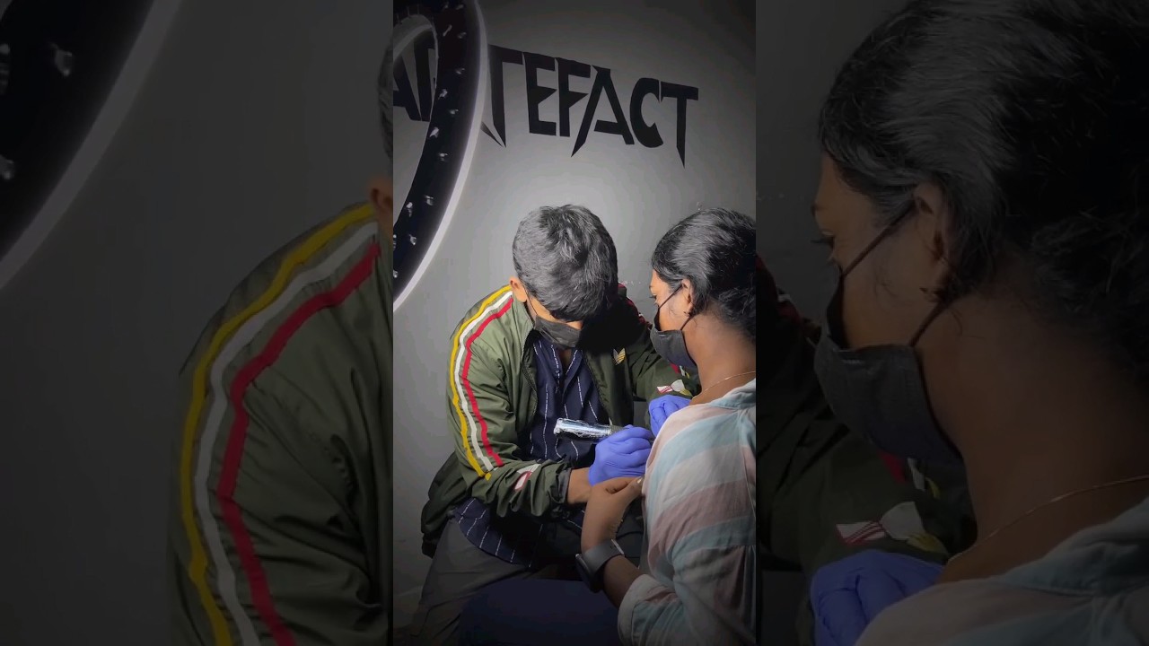 On chest tattoo for woman 