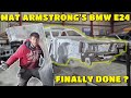 Finally complete restoring mat armstrongs classic bmw e24  tackling the rusty wings