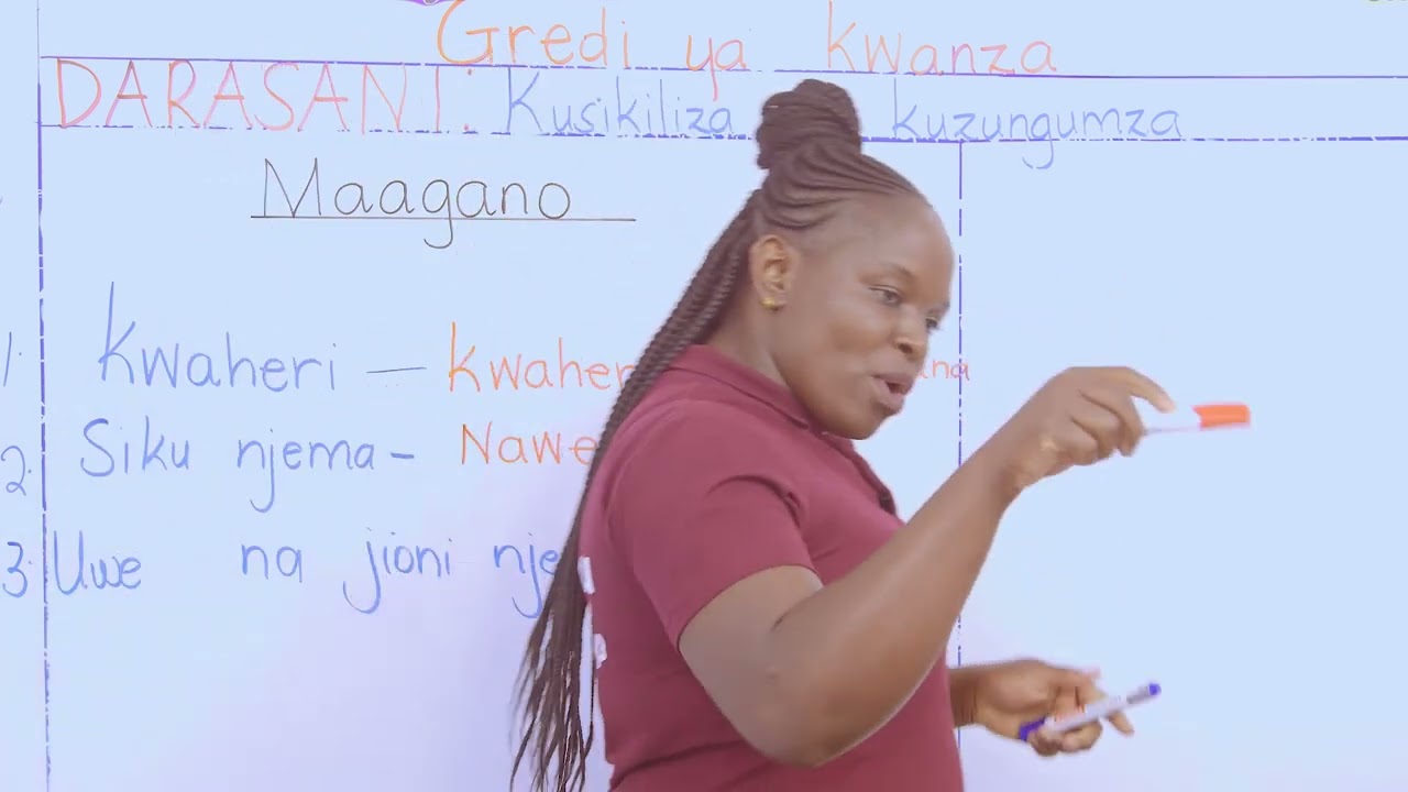 Darasani: Kusikiliza na Kuzungumza - Maagano | CBC Grade 1 Kiswahili | EasyElimu