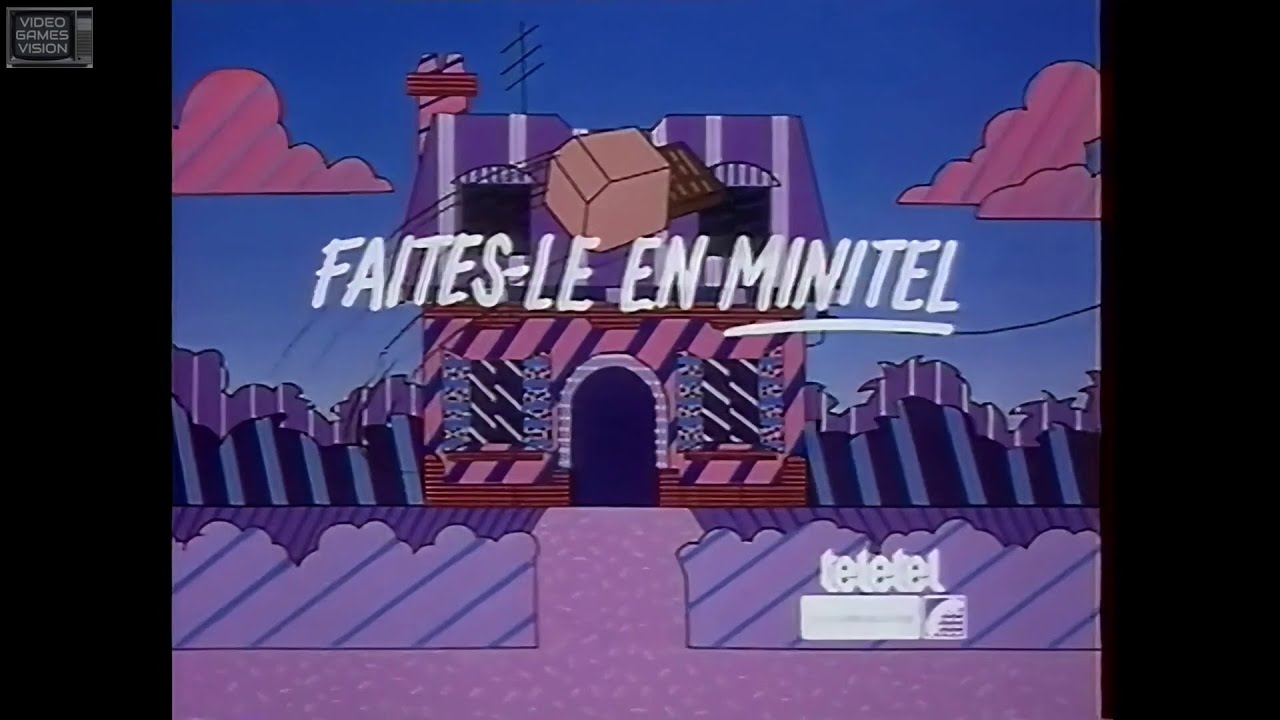 𝗠𝗶𝗻𝗶𝘁𝗲𝗹 / 𝗧𝗲𝗹𝗲𝘁𝗲𝗹 (PTT, France, 1986) [Commercial/Advert] Eng subs