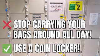 How To Use Coin Locker In JAPAN | Happy Trip