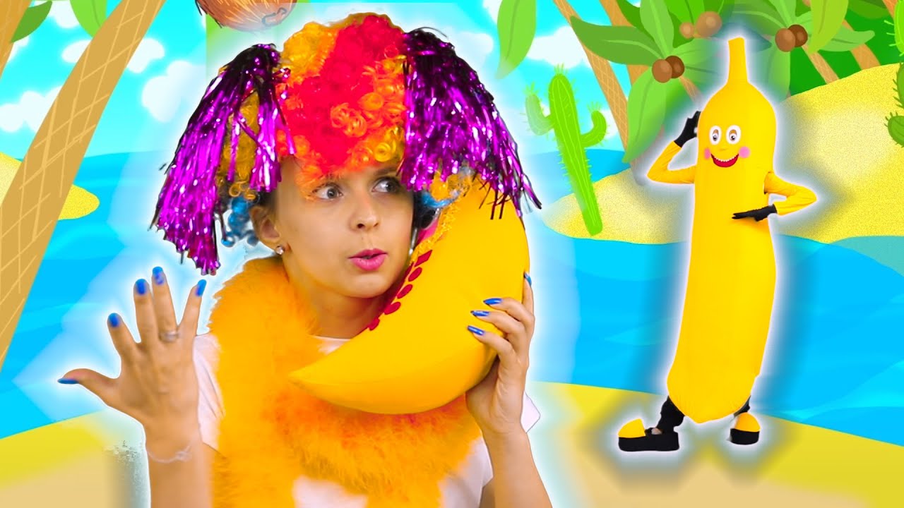 Five Big Bananas Funny Songs for Children on HeyHop Kids YouTube