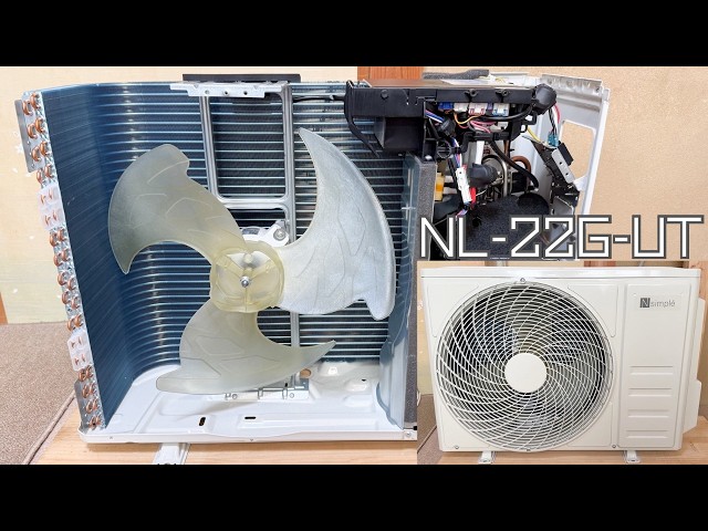 NITORI Air Conditioner Outdoor Unit NL-22G-UT Fan Operation and