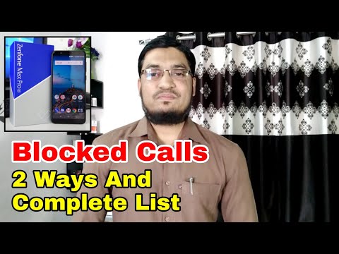 Asus Zenfone Max Pro M1 s Call Block Settings  How to Block And Unblock Calls In Asus ZenFone