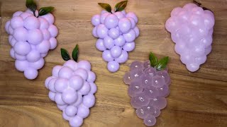 Clay vs Coconut Oil Base Soap Grapes ASMR | Hard Wax, Soft Wax & Resin Test screenshot 4