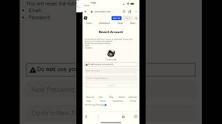 When I try to reset my password it asks for authentication app which I disabled and changed to email