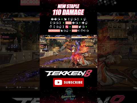 Fahkumram 110 DAMAGE Staple Combo Tekken 8 Season 2 #tekken8 #shorts #youtubeshorts