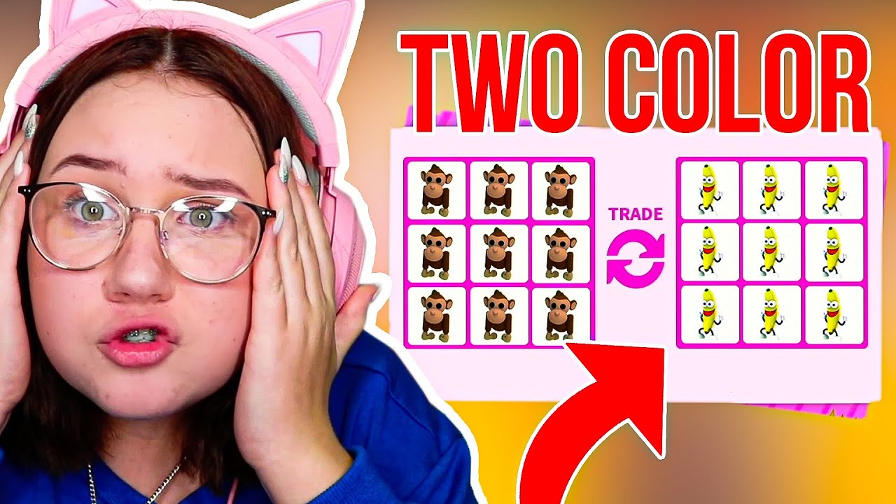 Two Color Trading Challenge In Adopt Me Roblox Youtube - ruby rube roblox adopt me