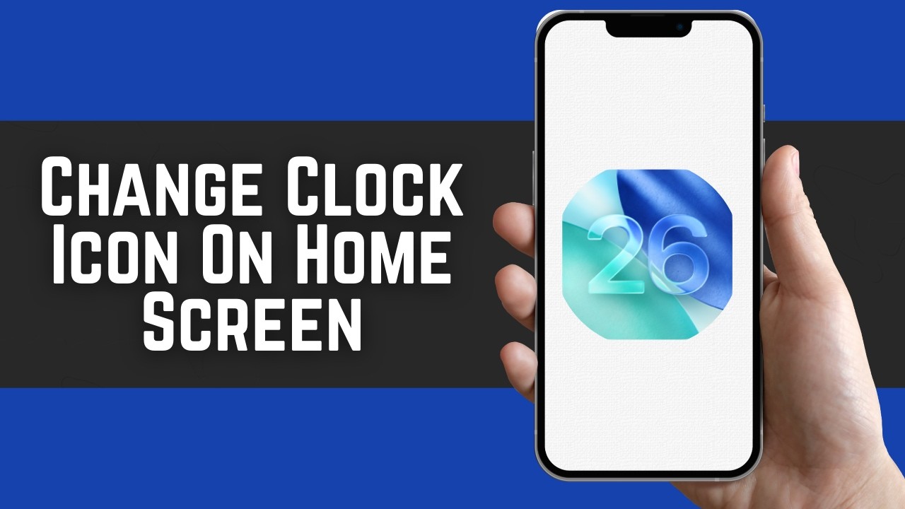 How To Change Clock Icon On iPhone Home Screen - 2026 (Full Guide ...