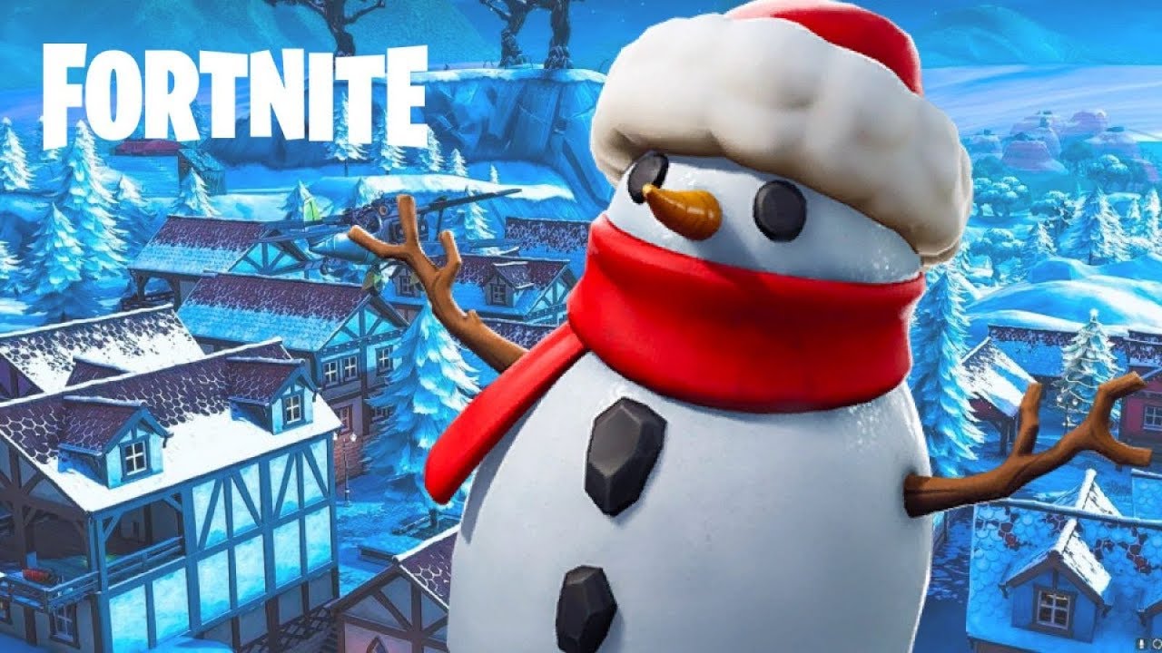 new SNEAKY SNOWMAN gameplay! fortnite battle royale