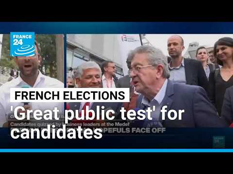 'Great public test': French presidential hopefuls to face off at business summit • FRANCE 24