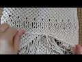 "Le sac bohème indispensable pour l'été ( Tuto macramé)" Partie 1 