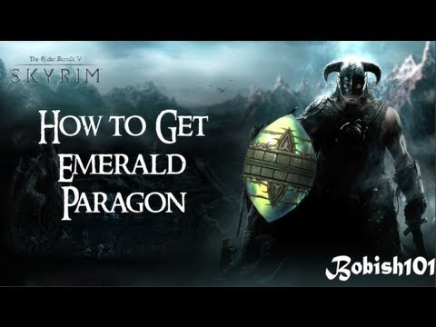 Dawnguard How To Get Emerald Paragon Tutorial Youtube