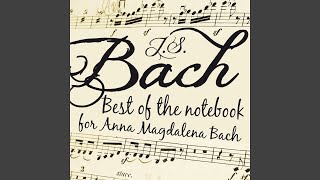 Notebook for Anna Magdalena Bach: Minuet in G Major, BWV Anh. 114