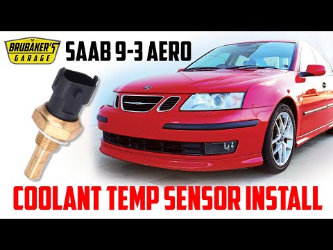 Brubaker's Garage: SAAB 9-3 Coolant Temp Sensor install