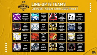 JIB PUBG Thailand Series 2020 Phase 1 week2 Day1