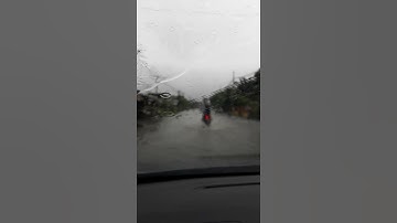 Cuaca Ekstrem - Jalan Siantar ke Perdagangan. Seperti Lautan #shorts