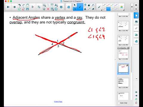 7.1 Classifying Angles (Angle Pairs) - YouTube