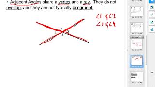 7.1 Classifying Angles (Angle Pairs)