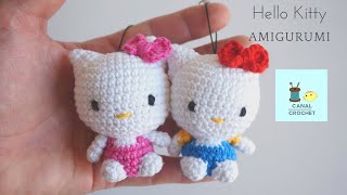 Hello Kitty amigurumi tutorial 