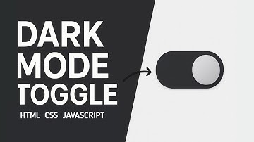Dark Mode Toggle in HTML CSS JavaScript | Mini Project for Beginners