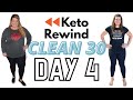 Keto Rewind January CLEAN 30 Challenge Day 4 │Keto Egg Noodle Stir Fry │Free Keto Meal Plan