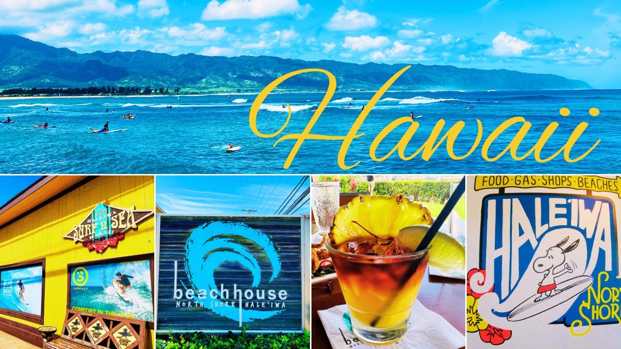 [ハワイ20日間滞在記DAY10-②]ハレイワ☆オーシャンフロント絶景レストランで絶品料理を堪能/ハレイワビーチパークをお散歩/ハレイワタウン散策＆お買い物♪/ノースショア