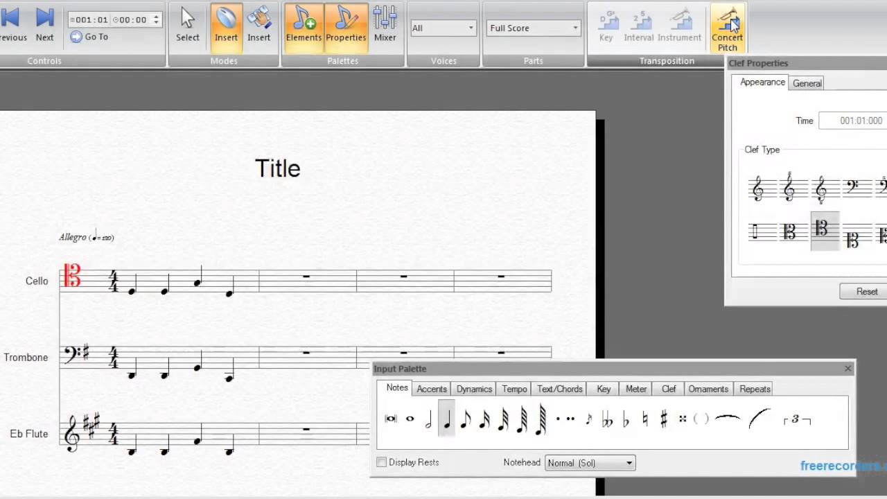 How To Transpose Music With FORTE YouTube