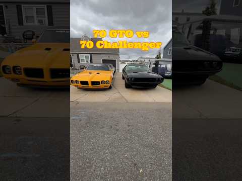 70 GTO vs 70 Challenger! What Would You Choose?