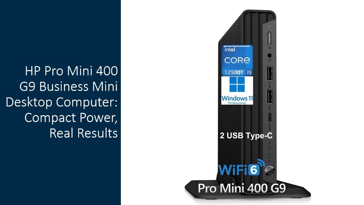 HP Pro Mini 400 G9 Business Mini Desktop Computer: Compact Power