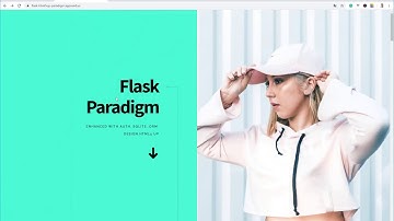 Flask HTML5up Paradigm - Built with Automation Tools | AppSeed App Generator