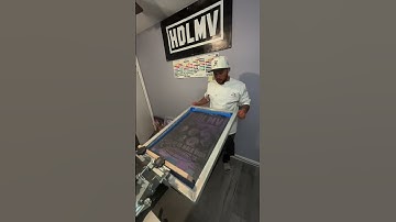 ScreenPrint Jumbo Print DIY #screenprinting #screenprint #clothingbrandowner