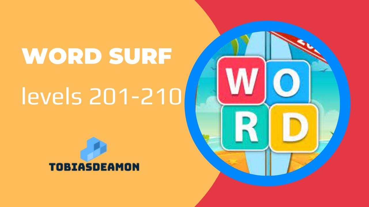 Word Surf - Word Game levels 201-210 ENGLISH