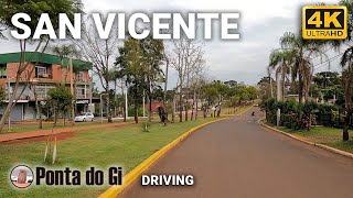 CIUDAD DE SAN VICENTE [street view] en MISIONES en 4K #driving TOUR virtual 2023 - ARGENTINA