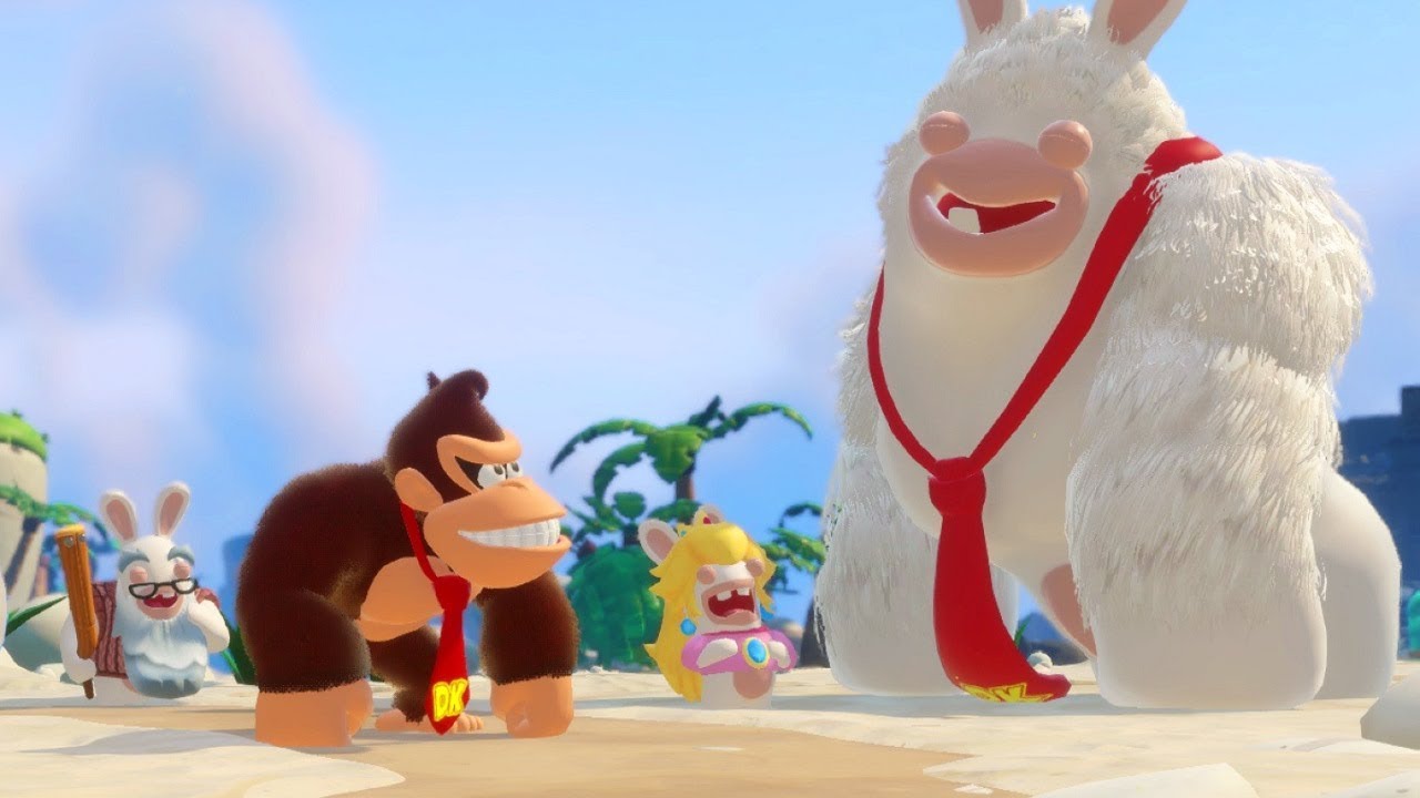 Mario + Rabbids - Donkey Kong Adventure - Secret 100% Ending - YouTube