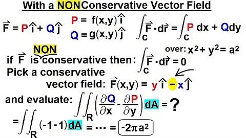 Calculus 3: Green's Theorem (7 of 21) With a NON-Conservative Vector Field