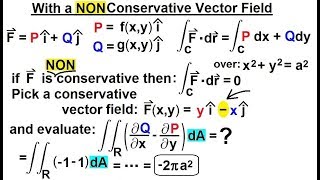 Calculus 3: Green's Theorem (7 of 21) With a NON-Conservative Vector Field