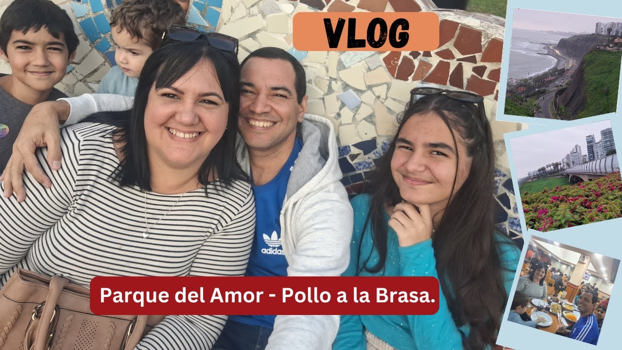 LLEVAMOS a los niños por PRIMERA vez al PARQUE del AMOR 💗Y ALMORZAMOS un delicioso POLLO a la BRASA