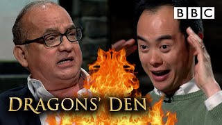 CRAZIEST TURNAROUND? Dragons savage entrepreneur and then back him!!!! | Dragons' Den  BBC