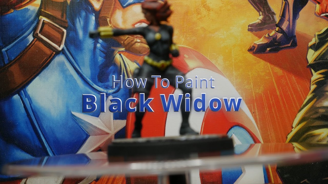 How to Paint Black Widow YouTube