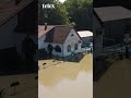 Drónvideó szombatról, amikor Dunakeszin, Gödön és Sződligeten is tetőzött az árvíz
