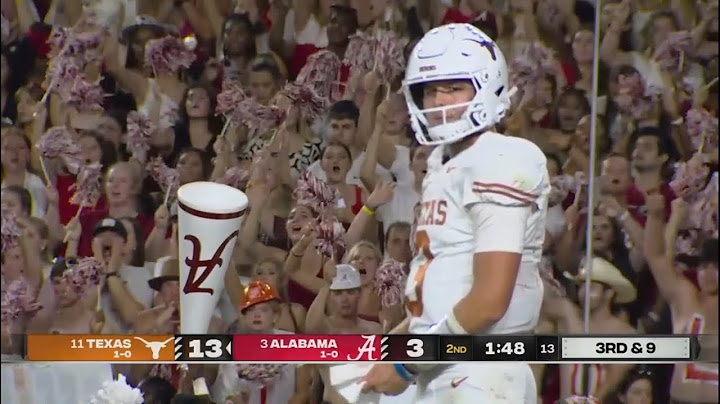 Quinn Ewers vs Alabama 2023 | Every Throw & Run
