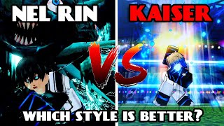 NEL Rin vs Kaiser, which is the better world class striker? (Bluelock Rivals) Information