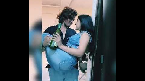 #Vissam old but funny 😆 and romantic 😍💕🥺 video #SameekshaSud #Vishalpandey #Tintagada