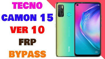 Bypass Google Account on Tecno Camon 15 Tecno CD7 Frp Bypass